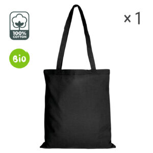 Torby bawełniane, czarne