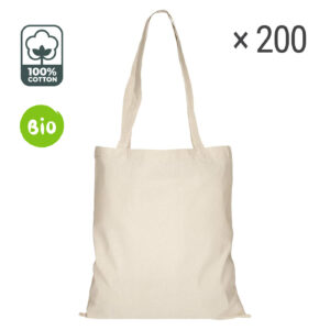 200× Torby bawełniane, ecru